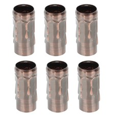  6 Pcs Light Bulb Holders Fitting Lighting Parts Tube Lamp Casings