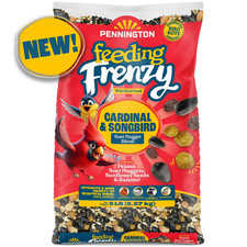 Pennington Feeding Frenzy Cardinal and Songbird, Wild Bird Food Blend, 5 lb