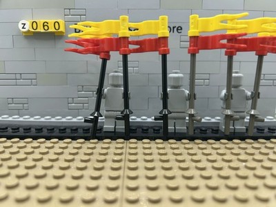 Lego  3849 Lance 4495 Flag 6 Lanzen + 12 Flaggen