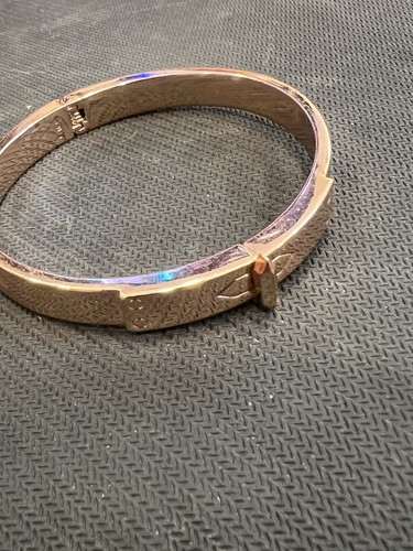 Stella & Dot small Rebel Bangle Rose Gold “ You Do You “ 2.25”