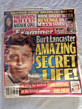 John Wayne was hated by Burt Lancaster in NATIONAL EXAMINER January 25, 2016
