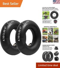 4.10/4.00/3.50-6 Inner Tubes with TR-87 Valve   2 Pack for Versatile Use