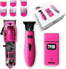 Slime 2 Candy Pink Clipper Trimmer Shaver Set Barber Hair Clippers in Matte Pink