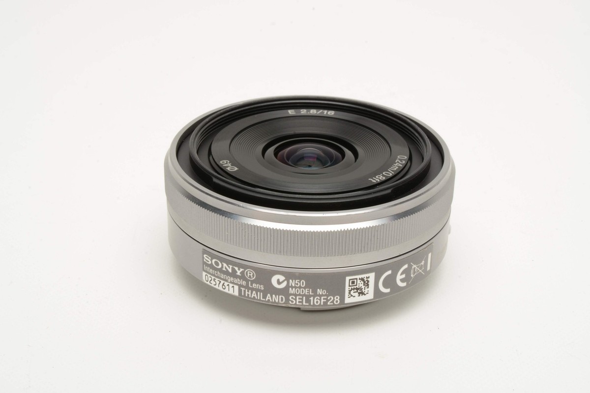 Sony 16mm f2.8 SEL16F28 wide angle E-mount lens, Caps, Great! | eBay