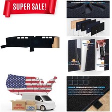 Durable Laser-Cut Dash Cover for Chevy Models 81-86 - Sun  Dust Protection