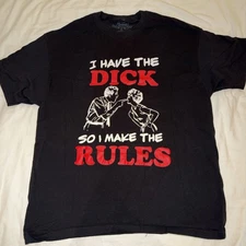 Spencer's Black T Shirt Short Shelve Size XL Made In USA 100 Cotton