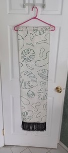 Boho Leaves Tapestry Narrow Vertical Hanging Wall Art Decor for bed or any room