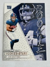 2025 Panini Rookies and Stars Cam Skattebo rookie exclusive football card