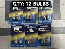 12-bulb pack lot Dorcy KPR118 Krypton Flashlight Miniature 7.2V Lamp for 5D Cell