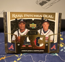 Upper Deck 2007 UD Premier Rare Patches Dual Andruw/Chipper Jones RP2-JJ /25
