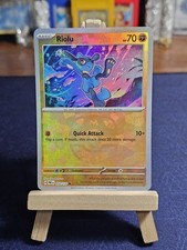 Carta Pokemon Riolu 050/131 modello Master Ball evoluzioni prismatiche