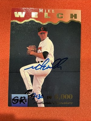 Mike Welch    MLB: 1995 Signature Rookie  Autograph   
