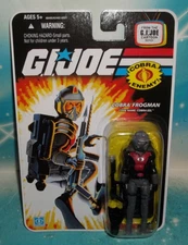 G I GI JOE 25TH ANNIVERSARY COBRA FROGMAN EEL  ARMY BUILDER FIGURE MOC