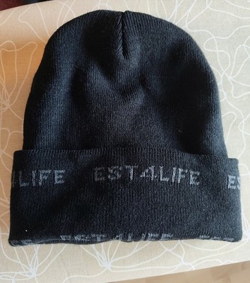 MGK EST 4 LIFE KNIT BEANIE Machine Gun Kelly Merch Merchandise