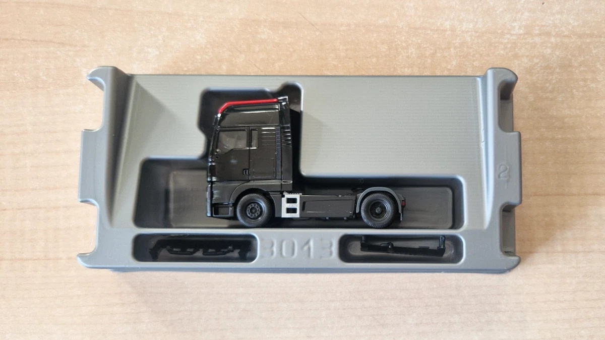 herpa accessori per modelli di camion, cabina MAN TGX GM senza deflettori, 2 pz.,scala 1:87, automodello, accessori per modellismo, decorazioni, accessori per modelli in miniatura in plastica
