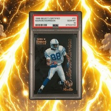 1996 Select Certified Marvin Harrison #91 PSA 10 Colts RC Rookie HOF