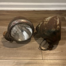 Vintage Sealed Beam Bullet Headlights 40s Chevrolet Hot Rod Model T