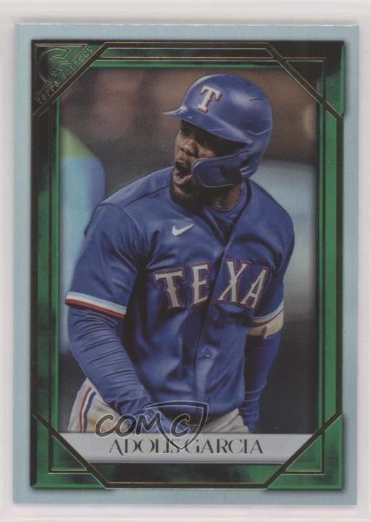 2021 Topps Gallery Green 75/125 Adolis Garcia #110 1j2