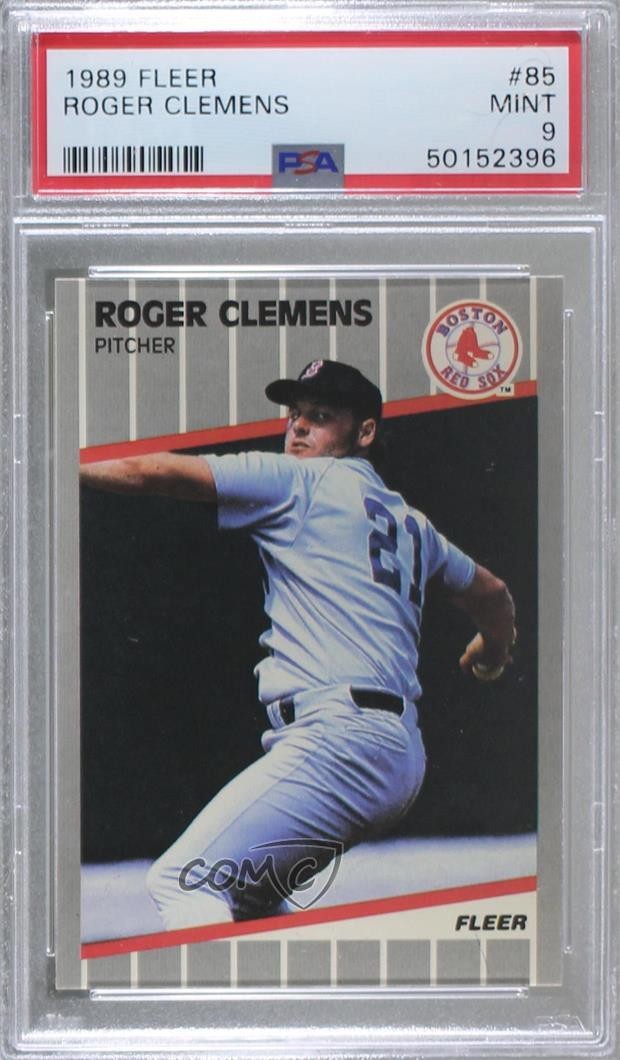 Fleer Roger Clemens front