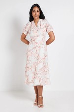 Wallis Ivory Fit & Flare Dress Womens Occasion Dresses