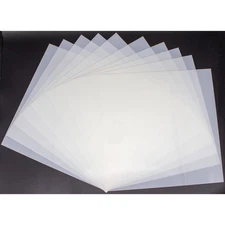 10 PCS 12X12 inch 10mil Blank Mylar Stencil Sheets,Milky Translucent PET Blank