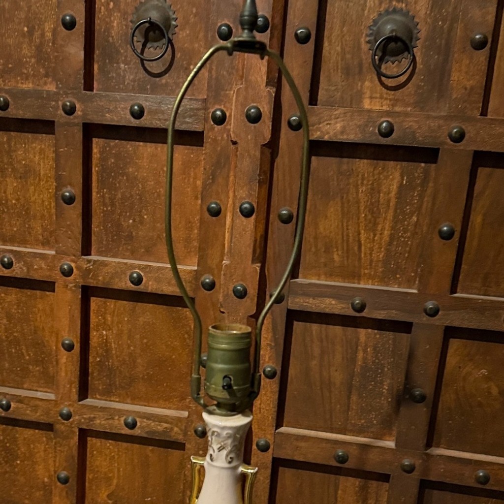 Vintage Floral Lantern with Pink and Green Accents lamp floral pink