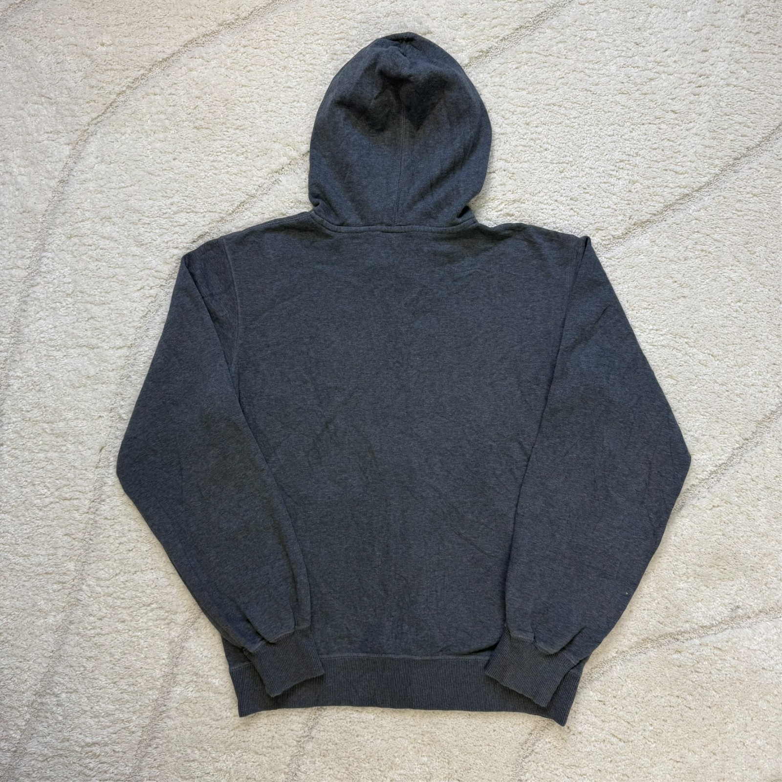 Vintage Nike Athletic Dept Spellout Grey Oversized Size Medium Full Zip Hoodie image 6
