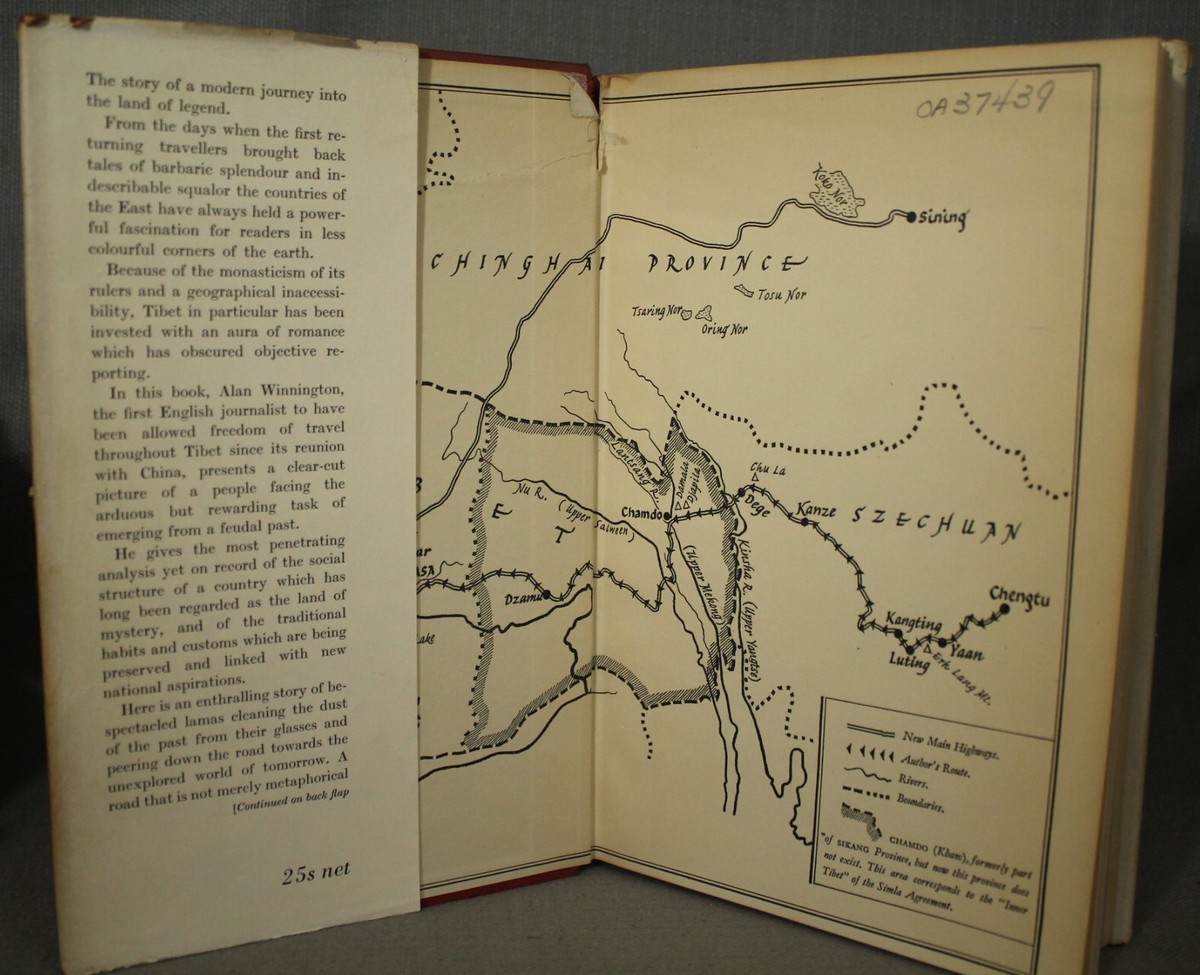 Vintage travel Book TIBET Record of a Journey into the land of