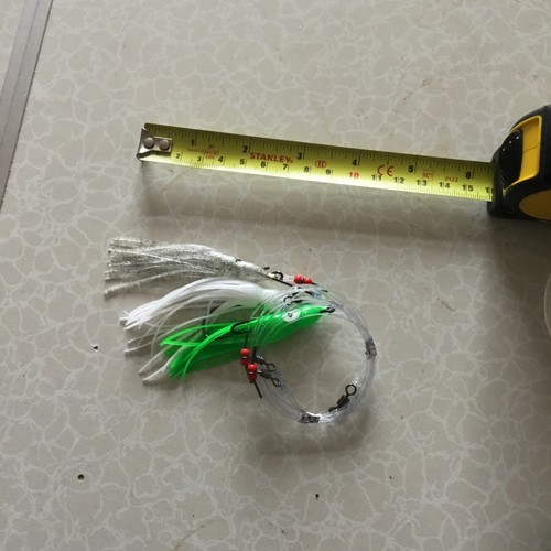 sea fishing ready Job Lot 6 Sandeel Muppet And Shrimp 3/0 Hooks Cod Pollock - Picture 4 of 7