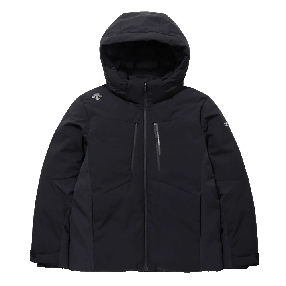 Descente Negro abrigos, chaquetas y chalecos para hombres