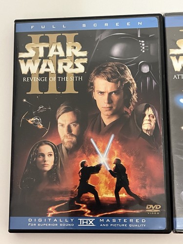 2 Lot DVD Star Wars Complete Widescreen Star Wars 2 & 3. - Imagen 2 de 22
