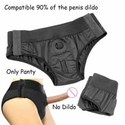 Boxer Brief Trans FTM Con Imbracatura E O-ring - Biancheria Intima Comfort, Taglie Grandi, Nero - Foto 2