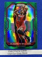 2021 #34 Elizabeth Williams WNBA Panini Prizm Basketball Green Prizm Dream