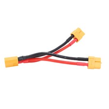 XT60 Parallel Battery Connector Cable Dual Extension Y Splitter 1 Male AP