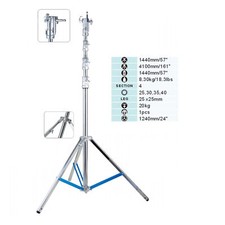 4m studio Combo Stand Tripod load 20kg for light 2k 5k HMI compact par 1.2k M18
