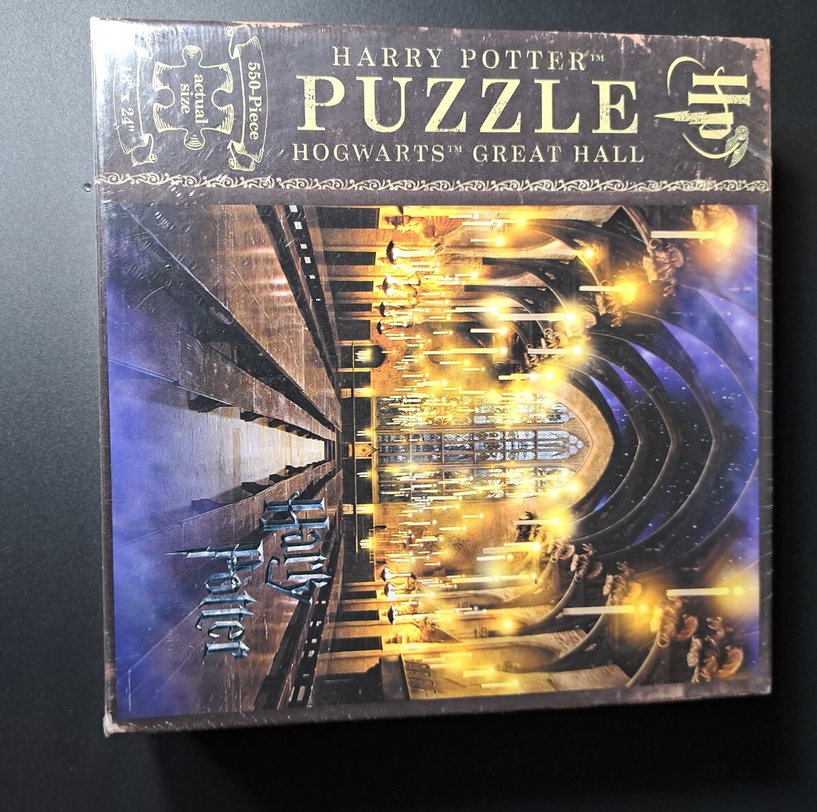 HARRY POTTER Puzzle Hogwarts Great Hall 550 Pieces 18 x 24