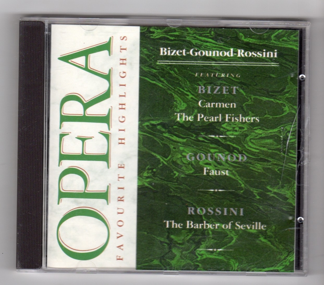 (IH696) Opera: Favourite Highlights, Bizet-Gounod-Rossini - CD