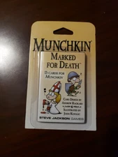 MUNCHKIN "MARKED FOR DEATH" 15 card pack NEW SEALED Steven Jackson Games