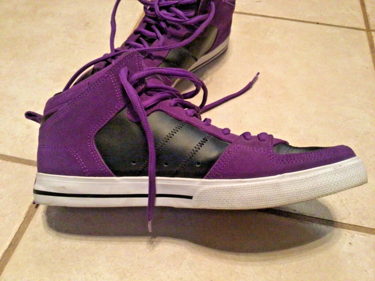 Mens purple sale skate shoes