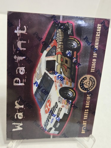 1997 WAR PAINT PLATINUM RED GLOW Promo π Ernie Irvan NUMBERED 1565/2999 πππ - Picture 4 of 8