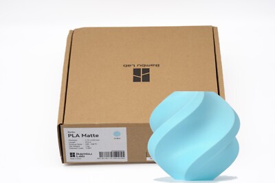 Bambu Lab PLA Matte Filament Ice Blue Eisblau 1kg 1,75 3D Drucker Prusa Creality