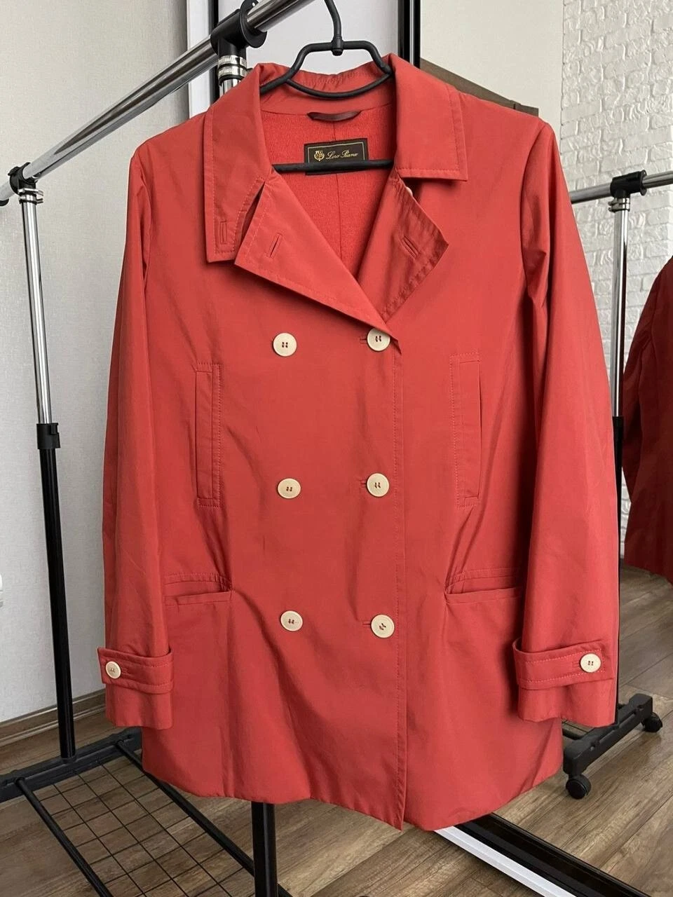 Loro Piana Italy Coat Jacket Storm System Rain Wind Protection