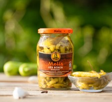 4 x 330g Melis scharfe grüne Pepperoni eingelegt in Salz  - Aci Biber Tursusu