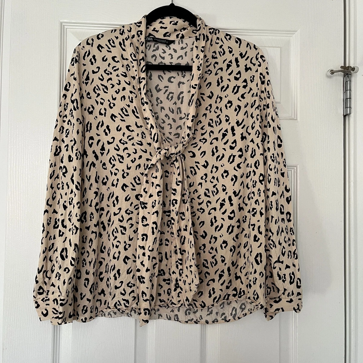 Chemisier Zara Imprimé Léopard - Taille S (équivalent FR 36) - Occasion Très Bon état