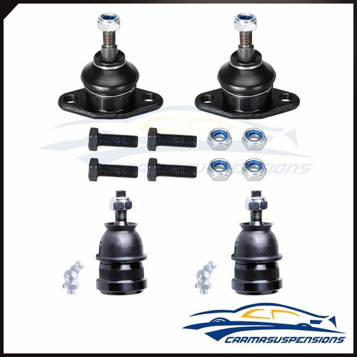 4Pcs Front Upper Lower Ball Joint Kit For Chevrolet Pontiac Fiero Acadian T1000