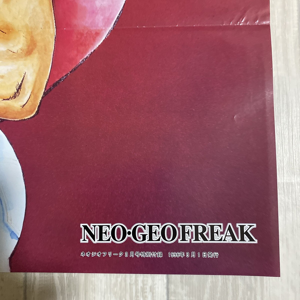 Real Bout Fatal Fury Terry Bogard Japanese Games B2 Poster NEO GEO