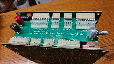 Williams Arcade Stereo Upgrade Adapter PCB Sinistar Joust Stargate PCB ONLY