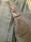 Men Suit Haggar Imperial Sz47 Pants 36x32 Double Breasted Blue With Gray Stripes — photo 9