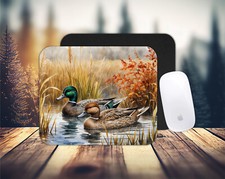 Duck themed neoprene PC/laptop Mouse Pad, CHOICE, FREE shipping, gifts, nature