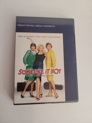 SOME LIKE IT HOT 50TH ANNIVERSARY DVD MARILYN MONROE TONY CURTIS JACK LEMMON